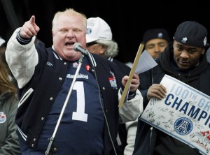 "I haven't been this happy since the first time I tried crack!" - Rob Ford