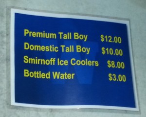 Investors Group Field -- home to the most expensive beer anywhere in Canada. Enjoy suckers!